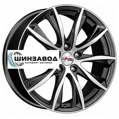 iFree 7,5x18/5x114,3 ET40 D66,1 Каzантип (КС684М) Блэк Джек