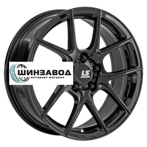 LS FlowForming 7,5x17/5x112 ET30 D66,6 RC06 BK (конус)