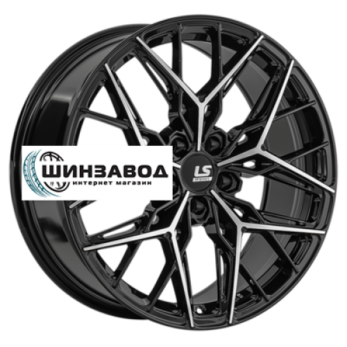 LS FlowForming 8,5x19/5x112 ET30 D66,6 RC106 BKF (конус)