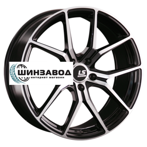 LS FlowForming 8,5x19/5x112 ET35 D66,6 RC47 BKF (конус)