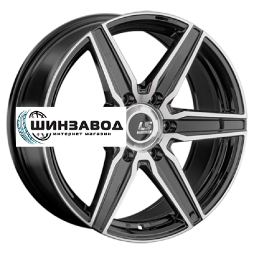 LS FlowForming 8x18/6x139,7 ET40 D75,1 RC62 BKF (конус)
