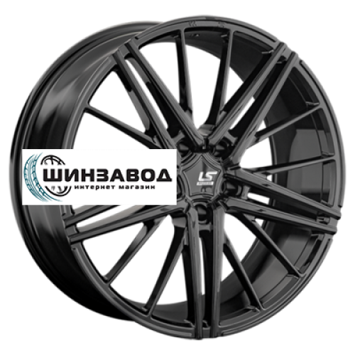 LS FlowForming 8,5x19/5x108 ET30 D65,1 RC76 BK (конус, Колпак+лого)