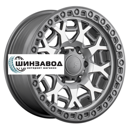 LS FlowForming 9x17/5x150 ET25 D110,1 RC91 MGMF (конус, Колпак+лого)