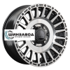 LS FlowForming 8x17/6x139,7 ET36 D100,1 RC95 BKSF (конус, Колпак+лого)