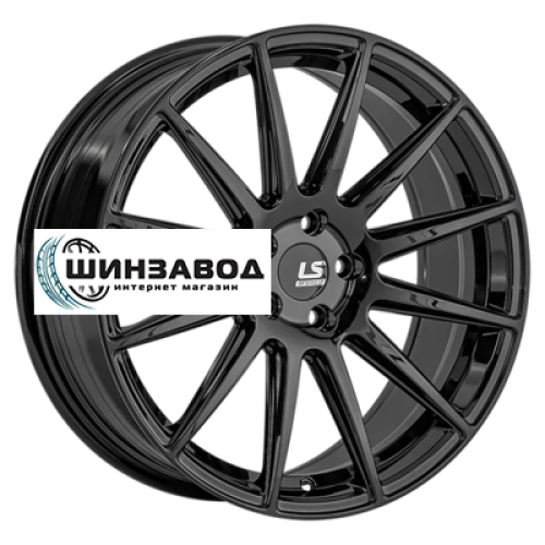 LS FlowForming 8x19/5x112 ET30 D66,6 RC98 BK (конус)