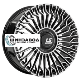 LS FlowForming 8,5x20/6x139,7 ET36 D100,1 RC99 BKF (конус, Колпак+лого)