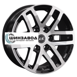 LS 9x18/6x139,7 ET25 D106,1 1279 BKF (конус, Колпак+лого)