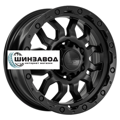 LS 7x16/6x139,7 ET38 D100,1 1285 BKS (конус, Колпак+лого)