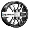 LS 7x17/6x139,7 ET30 D106,1 1287 BKF (конус, Колпак+лого)