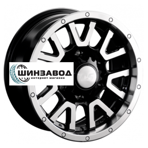 LS 7x15/6x139,7 ET10 D106,1 1288 BKF (конус, Колпак+лого)