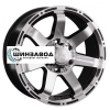 LS 7,5x17/6x139,7 ET25 D106,1 1289 BKF (конус, Колпак+лого)