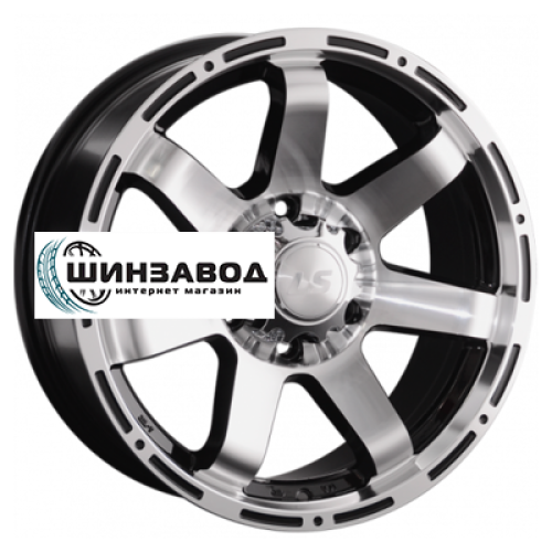 LS 7,5x17/6x139,7 ET25 D106,1 1289 BKF (конус, Колпак+лого)