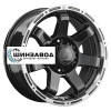 LS 7,5x17/6x139,7 ET25 D106,1 1289 BKL (конус, Колпак+лого)