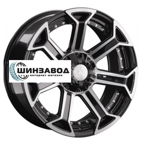 LS 9x20/6x139,7 ET20 D106,1 1293 BKF (конус, Колпак+лого)