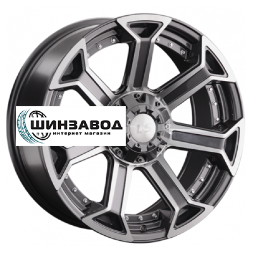 LS 9x20/6x139,7 ET25 D100,1 1293 GMF (конус, Колпак+лого)