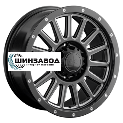 LS 8,5x17/6x139,7 ET25 D106,1 1347 BKS+SSF (конус, Колпак+лого)