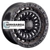 LS 9x18/6x139,7 ET20 D106,1 1348 BKS+BR (конус, Колпак+лого)