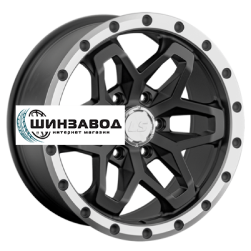 LS 9x18/6x139,7 ET15 D106,1 1350 MBL (конус, Колпак+лого)