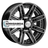 LS 9x18/6x139,7 ET20 D106,1 1353 BKF (конус, Колпак+лого)