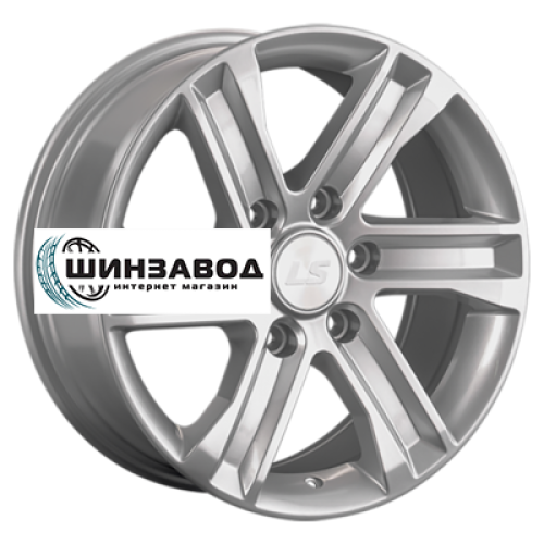 LS 8x17/6x139,7 ET36 D100,1 1359 Sil (конус, Колпак+лого)