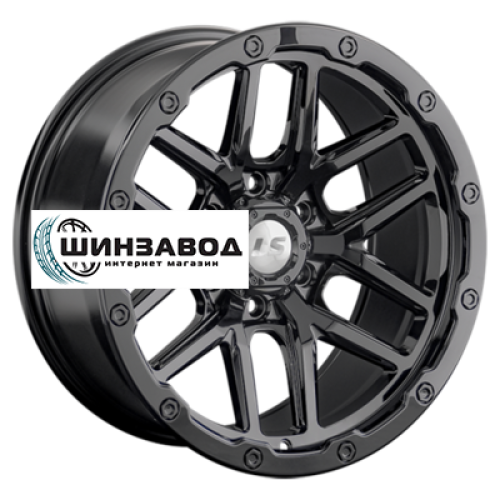 LS 9,5x18/6x139,7 ET0 D106,1 1362 BK (конус, Колпак+лого)