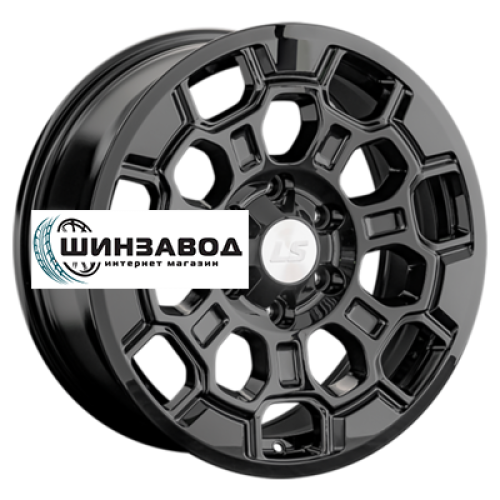 LS 8x18/6x139,7 ET36 D100,1 1364 BK (конус, Колпак+лого)