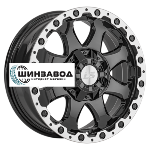 LS 8x17/5x150 ET45 D110,1 1375 BKL (конус, Колпак+лого)