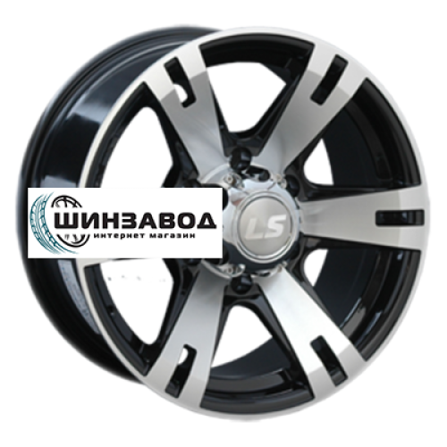 LS 8x17/6x139,7 ET38 D100,1 182 BKF (конус, Колпак+лого)