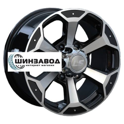 LS 7,5x18/6x139,7 ET46 D67,1 187 BKF (конус, Колпак+лого)