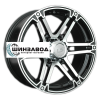 LS 8x17/6x139,7 ET10 D110,5 473 BKF (конус, Колпак+лого)