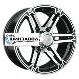 LS 8x17/6x139,7 ET10 D110,5 473 BKF (конус, Колпак+лого)