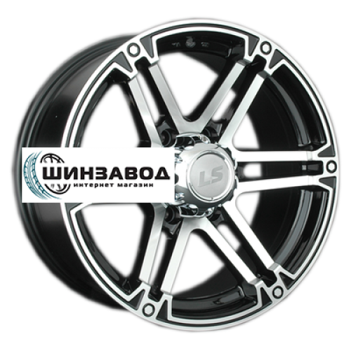 LS 8x17/6x139,7 ET10 D110,5 473 BKF (конус, Колпак+лого)