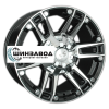 LS 8x17/6x139,7 ET25 D106,1 558 BKF (конус, Колпак+лого)