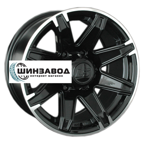 LS 8x16/6x139,7 ET10 D106,1 763 BKL (конус, Колпак+лого)