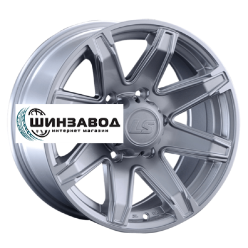 LS 8x16/6x139,7 ET10 D106,1 763 Sil (конус, Колпак+лого)