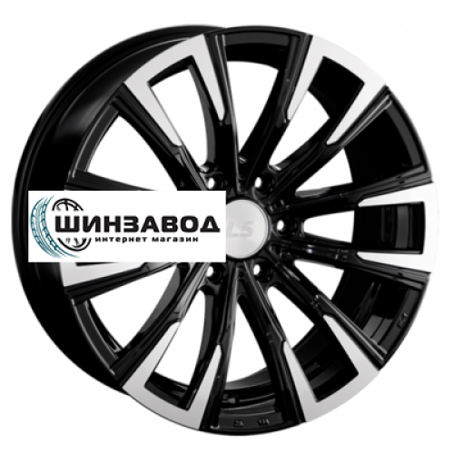 LS 8x20/6x139,7 ET30 D77,8 812 BKF (конус, Колпак+лого)