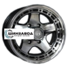 LS 8x16/6x139,7 ET-10 D106,1 870 BKF (конус, Колпак+лого)