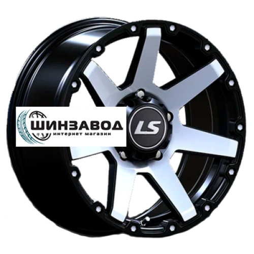 LS 7x15/6x139,7 ET10 D106,1 873 BKF (конус, Колпак+лого)