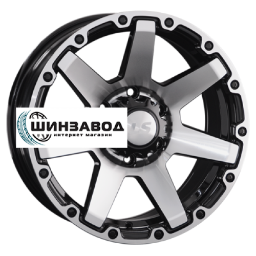LS 8x17/6x139,7 ET20 D106,1 874 BKF (конус, Колпак+лого)