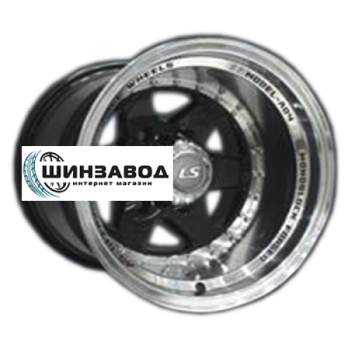 LS 10x15/6x139,7 ET-44 D106,1 879 BKL (Колпак+лого)