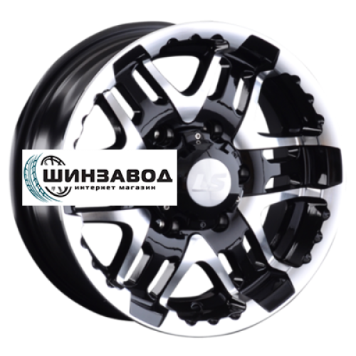 LS 8x16/6x139,7 ET0 D106,1 894 BKF (конус, Колпак+лого)