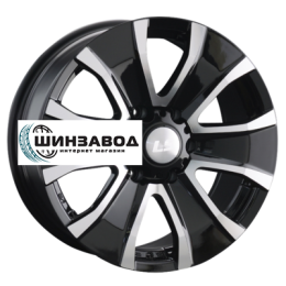LS 8x18/6x139,7 ET25 D106,1 953 BKF (конус, Колпак+лого)