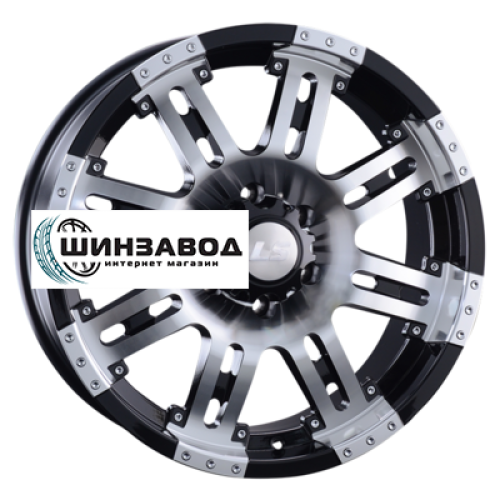 LS 9x18/6x139,7 ET25 D106,1 954 BKF (конус, Колпак+лого)
