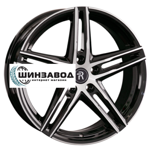 Replay 8x18/5x114,3 ET30 D60,1 LX189 BKF (конус, C570)
