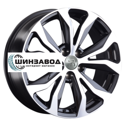 Replay 7,5x18/5x114,3 ET35 D60,1 LX62 BKFP (конус, C570)