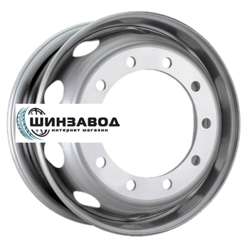SRW 8,5x24/10x335 ET180 D281 Silver (3248505) Камаз 6580 / Вольво / Скания / Ман / Мерседес (б/к)