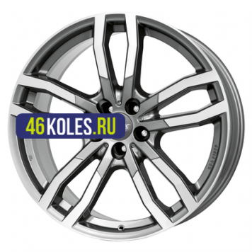 Alutec 9,5x21/5x112 ET53 D66,5 DriveX Metal Grey Front Polished