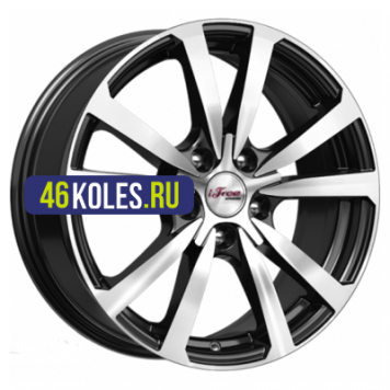 iFree 7x17/5x114,3 ET45 D66,1 Бэнкс (КС645) Блэк Джек