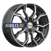 iFree 6x15/4x100 ET37 D60,1 Бохо (КС1037) Блэк Джек