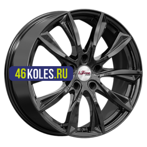 iFree 7,5x18/5x100 ET38 D67,1 Каzантип (КС684М) BK